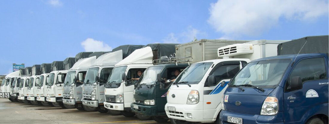 Đội xe ghép hàng đi Nghệ An