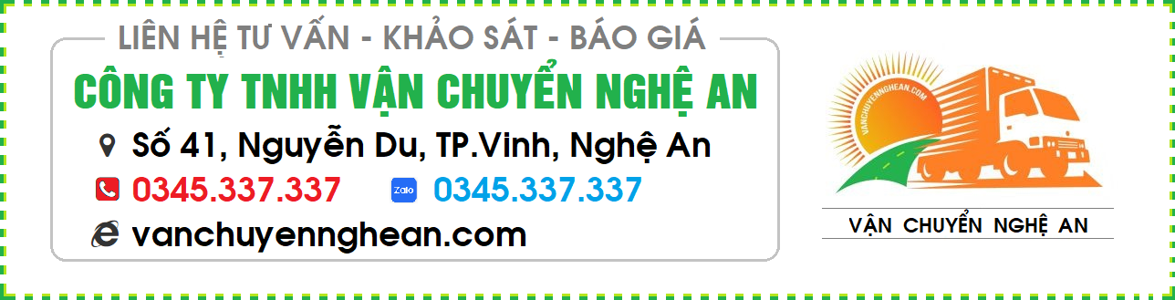 Thông tin liên hệ Công ty TNHH Vận Chuyển Nghệ An