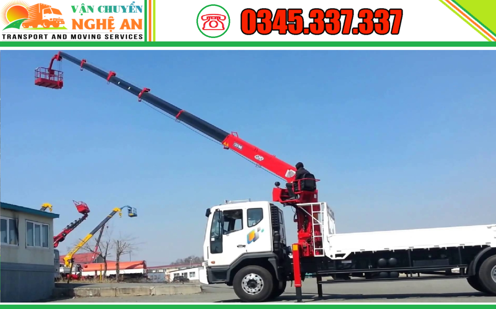 Thuê xe cẩu tự hành tại TP Vinh