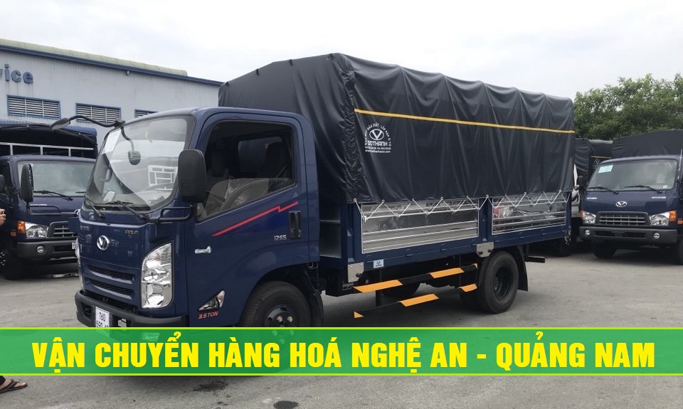 Xe tải gửi hàng từ Nghệ An đi Quảng Nam