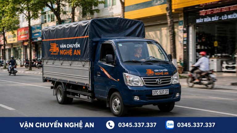 Vận chuyển hàng đi KCN Bắc Vinh - xe taxi tải nội thành