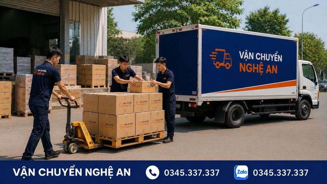 Vận chuyển hàng đi KCN Bắc Vinh - xếp dỡ hàng hoá