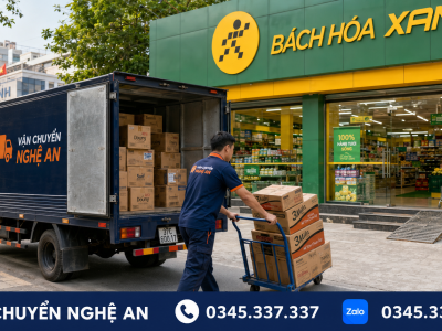 Giao hàng vào Bách Hóa Xanh Nghệ An - giao nhận hàng hoá