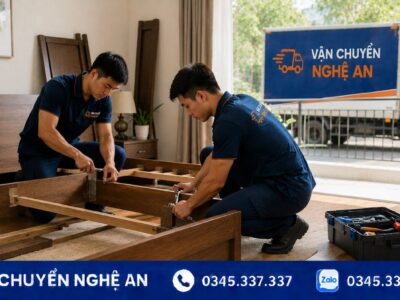 Tháo lắp giường tủ khi chuyển nhà trọn gói từ Nghệ An đi Thanh Hoá - Vận Chuyển Nghệ An