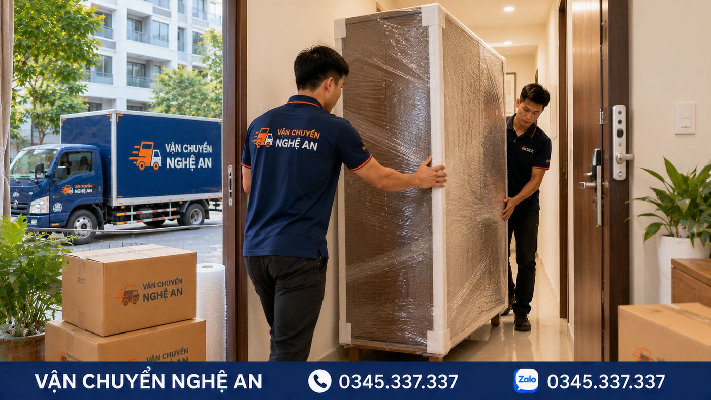 Vận chuyển tủ đồ chuyển nhà trọn gói từ Nghệ An đi Thanh Hoá - Vận Chuyển Nghệ An
