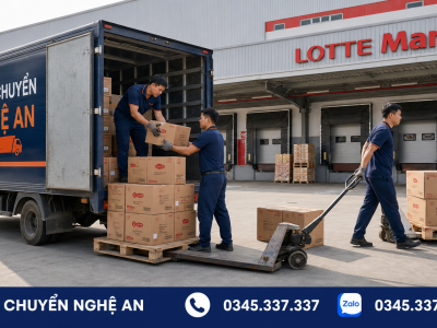 Vận chuyển hàng từ Ninh Bình giao LOTTE Mart Vinh