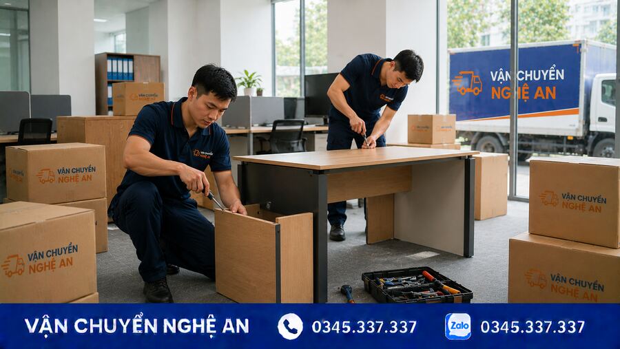 Chuyển văn phòng trọn gói tại Nghệ An