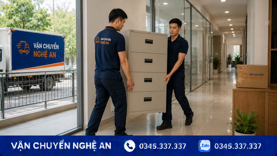 Vận chuyển tủ, thiết bị văn phòng