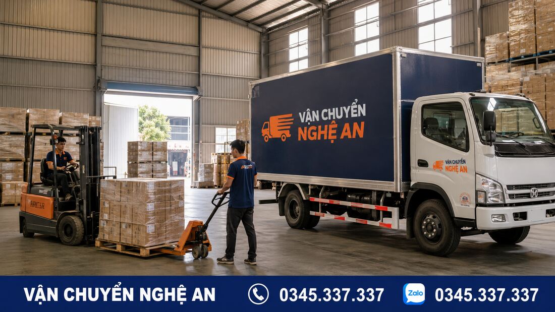 Vận chuyển hàng đi KCN VSIP Nghệ An - kho bãi tập kết hàng