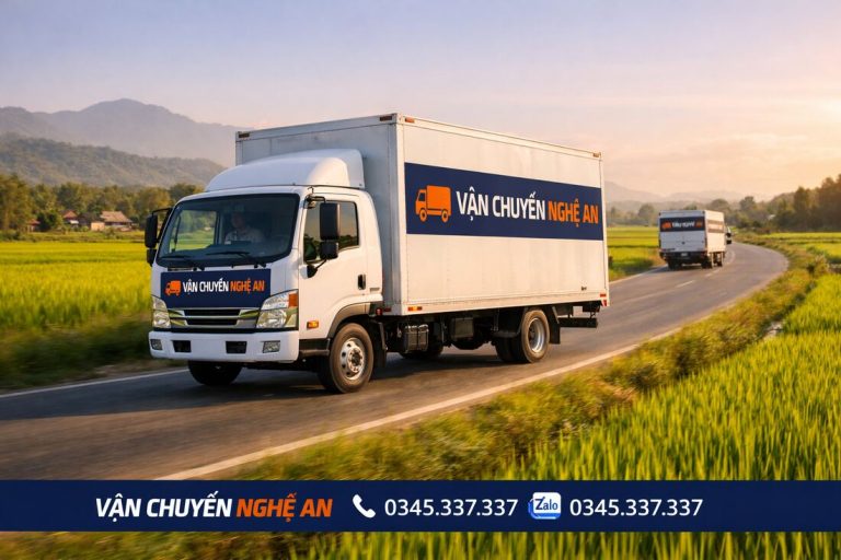 Vận chuyển hàng đi KCN WHA Nghệ An - xe tải cao tốc