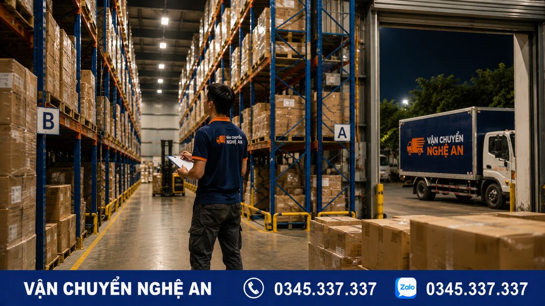 Kho bãi tập kết hàng xuất khẩu KCN WHA Nghệ An