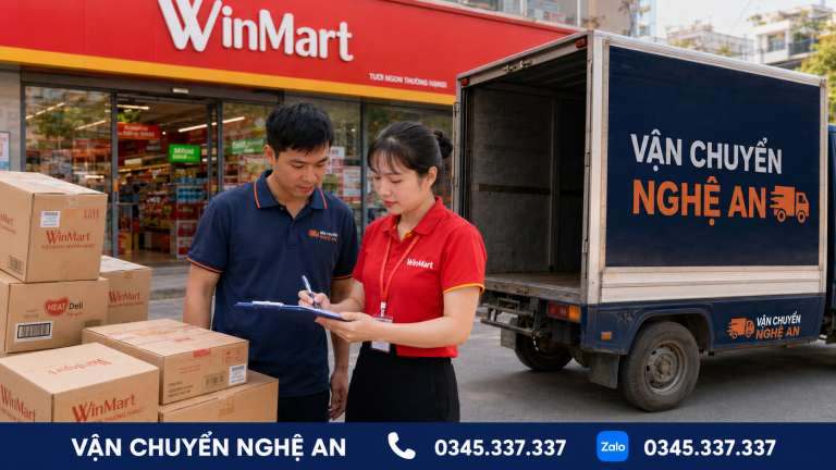 Vận chuyển hàng từ Phú Thọ giao WinMart tại Nghệ An
