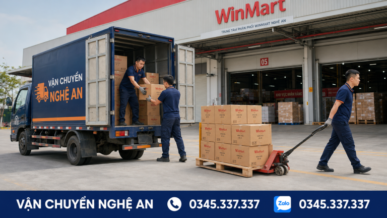 Vận chuyển hàng từ Hà Nội giao WinMart tại Nghệ An