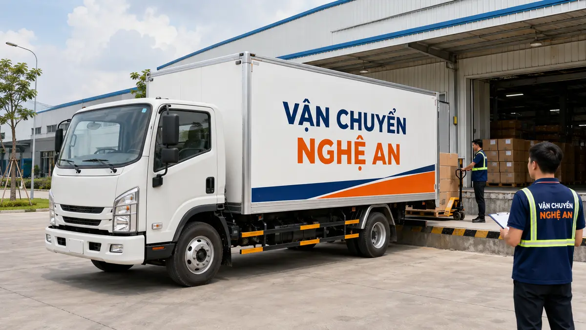Lưu kho và phát hàng theo lịch từ Thái Nguyên về Nghệ An - xe tải giao hàng tại Nghệ An