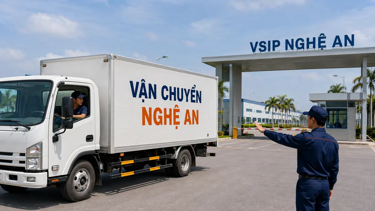 Vận chuyển hàng nhà máy từ Hà Tĩnh về Nghệ An