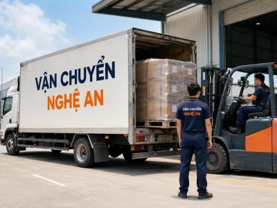 Bốc xếp hàng công nghiệp tại KCN VSIP Nghệ An