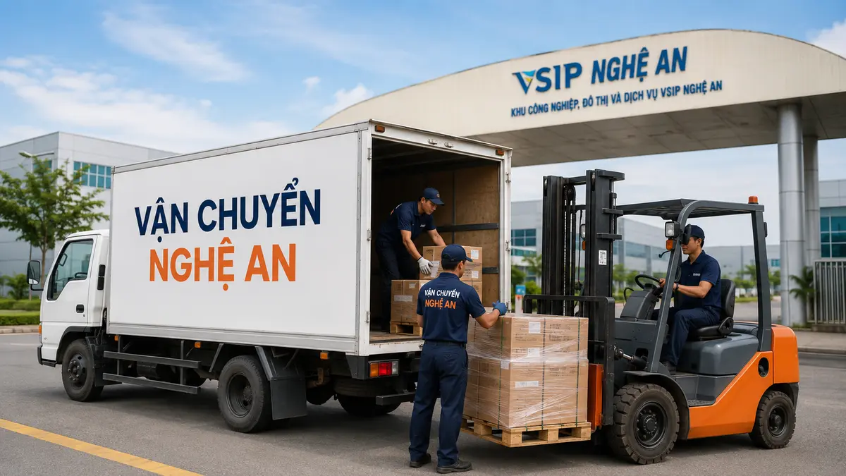 Vận chuyển hàng từ Hà Nội giao MM Mega Market Vinh