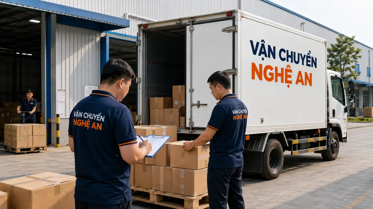 Giao hàng nhà máy tại KCN WHA Nghệ An từ Hưng Yên