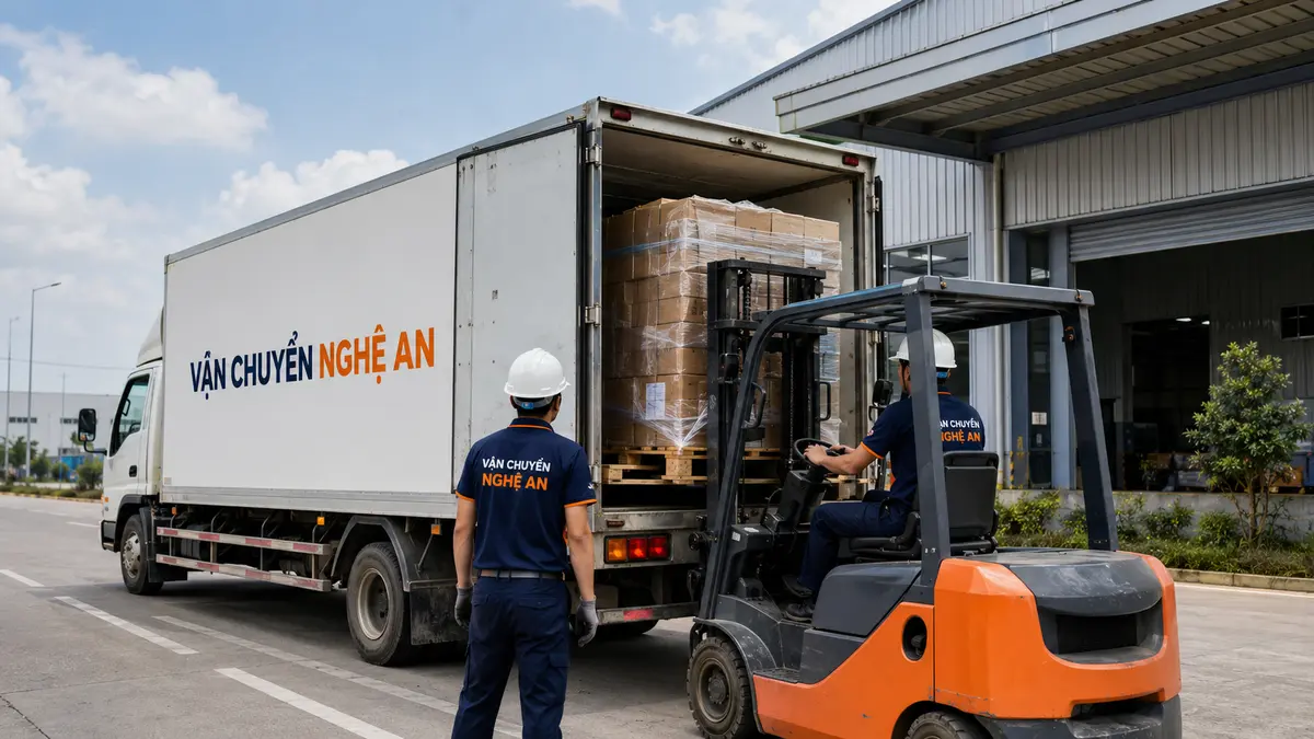 Giao bao bì nhà máy tại KCN Nam Cấm từ Phú Thọ