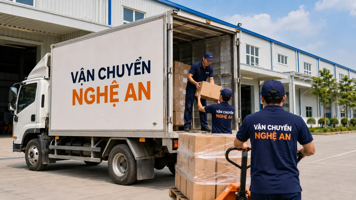 Bốc xếp hàng hóa tuyến Hà Tĩnh – KCN WHA Nghệ An