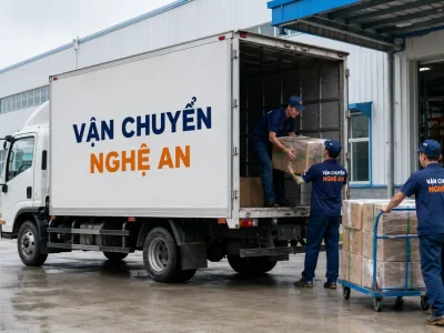 Vận chuyển hàng từ Thanh Hóa vào KCN WHA Nghệ An
