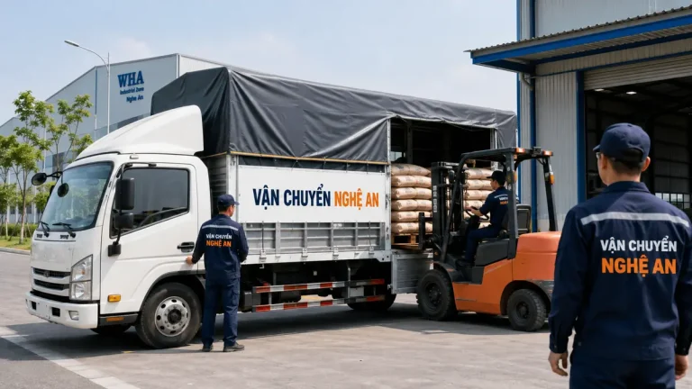 Vận chuyển hàng từ Hà Tĩnh vào KCN Bắc Vinh