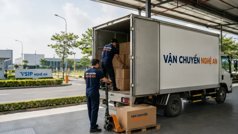 Vận chuyển hàng từ Thanh Hóa vào KCN Nam Cấm