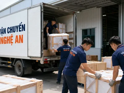 Vận chuyển hàng nhà máy từ Thái Nguyên về Nghệ An