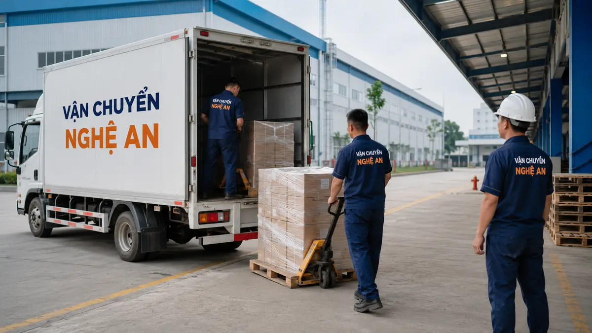 Lưu kho và phát hàng theo lịch từ Hưng Yên về Nghệ An - hàng tập kết tại kho trung chuyển