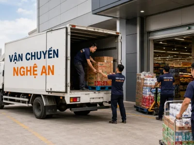 Vận chuyển hàng từ Ninh Bình giao chuỗi siêu thị tại Nghệ An