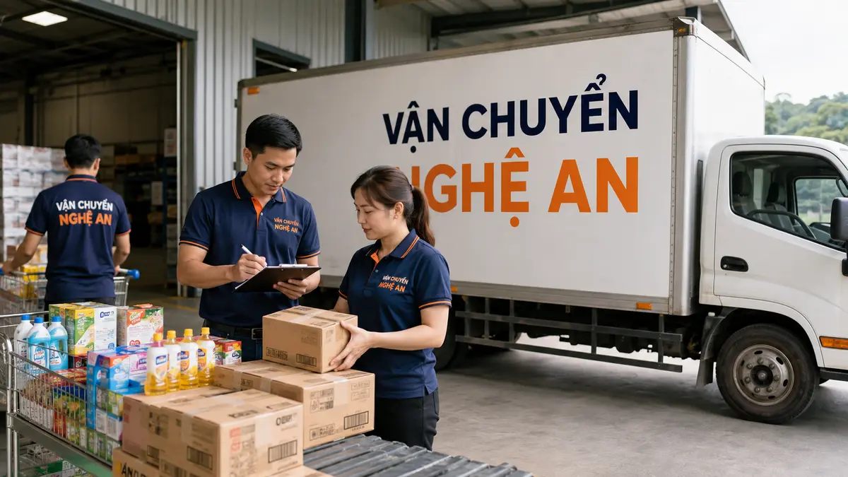 Giao hàng từ Hà Tĩnh tại cửa hàng tiện lợi ở TP Vinh, Nghệ An