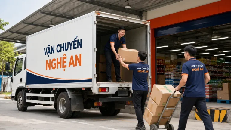 Vận chuyển hàng từ Bắc Ninh giao chuỗi siêu thị tại Nghệ An
