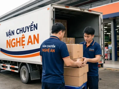 Bàn giao hàng cho đại lý cấp một khi vận chuyển từ Thanh Hóa