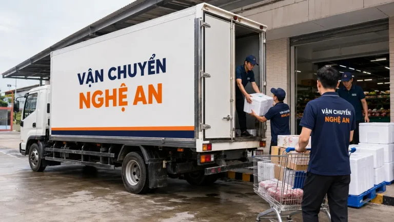 Vận chuyển hàng từ Hưng Yên giao chuỗi siêu thị tại Nghệ An