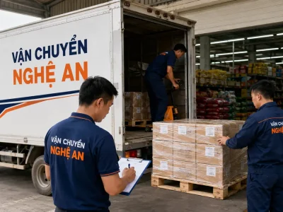 Giao hàng cho đại lý tạp hóa từ Ninh Bình