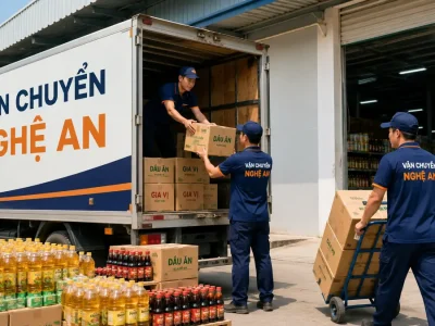 Vận chuyển hàng từ Thanh Hóa giao chuỗi siêu thị tại Nghệ An