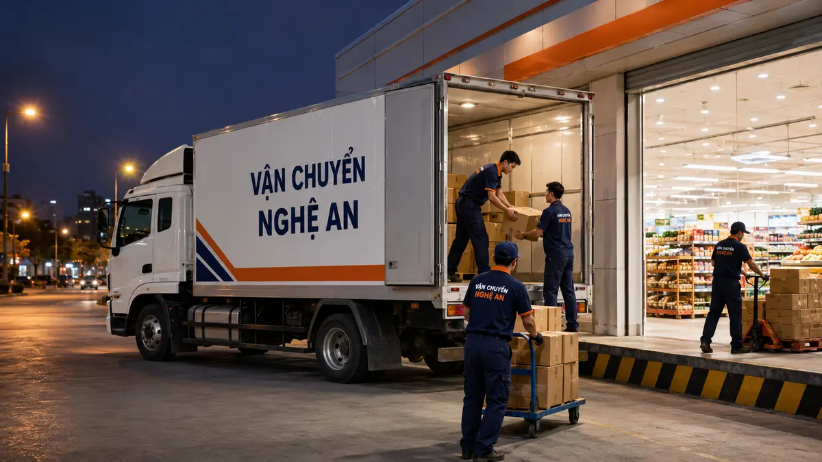 Giao hàng thủy hải sản vào GO Vinh từ Hải Phòng
