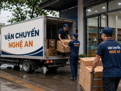 Giao hàng cho chuỗi cửa hàng khi vận chuyển hàng từ Bắc Ninh về Nghệ An