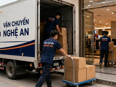 Vận chuyển hàng từ Thái Nguyên giao chuỗi siêu thị tại Nghệ An