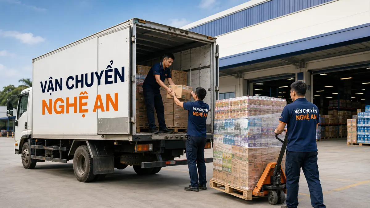 Lưu kho và phát hàng theo lịch từ Nghệ An đi Hà Nội cho từng điểm bán