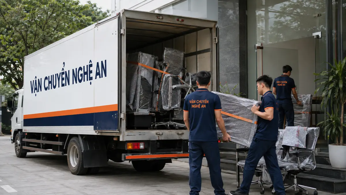 Vận chuyển đồ nội thất từ Bắc Ninh về Nghệ An - giao nội thất tại Nghệ An