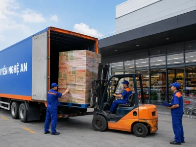 Vận chuyển hàng từ Hà Tĩnh giao WinMart tại Nghệ An