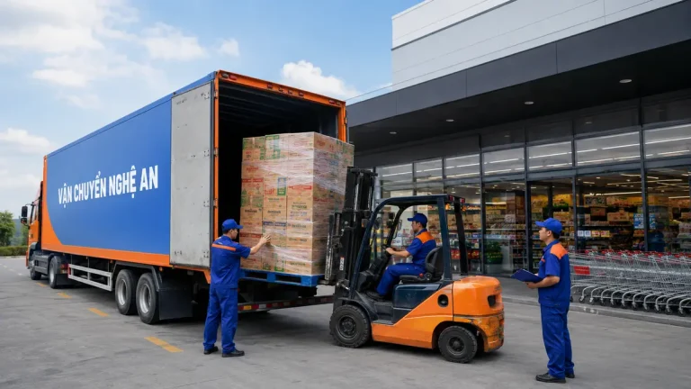 Vận chuyển hàng từ Hà Tĩnh giao WinMart tại Nghệ An