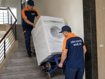 Vận chuyển đồ nội thất từ Hải Phòng về Nghệ An - khiêng sofa ra xe tải
