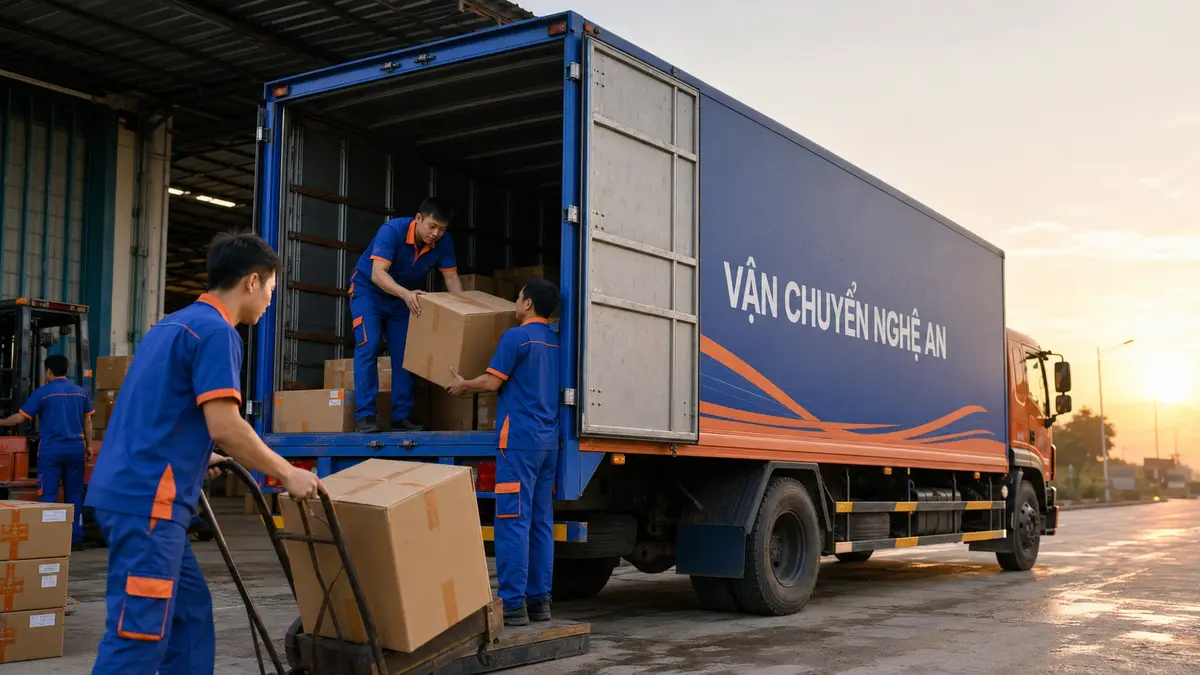 Bao xe từ Hà Tĩnh đi Nghệ An - xe tải bao nguyên chuyến
