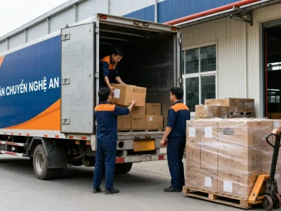 Vận chuyển nhanh từ Nghệ An đi Bắc Ninh - xe tải VCNA chạy chuyến ưu tiên