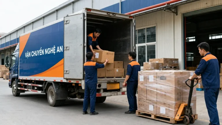 Vận chuyển nhanh từ Nghệ An đi Bắc Ninh - xe tải VCNA chạy chuyến ưu tiên