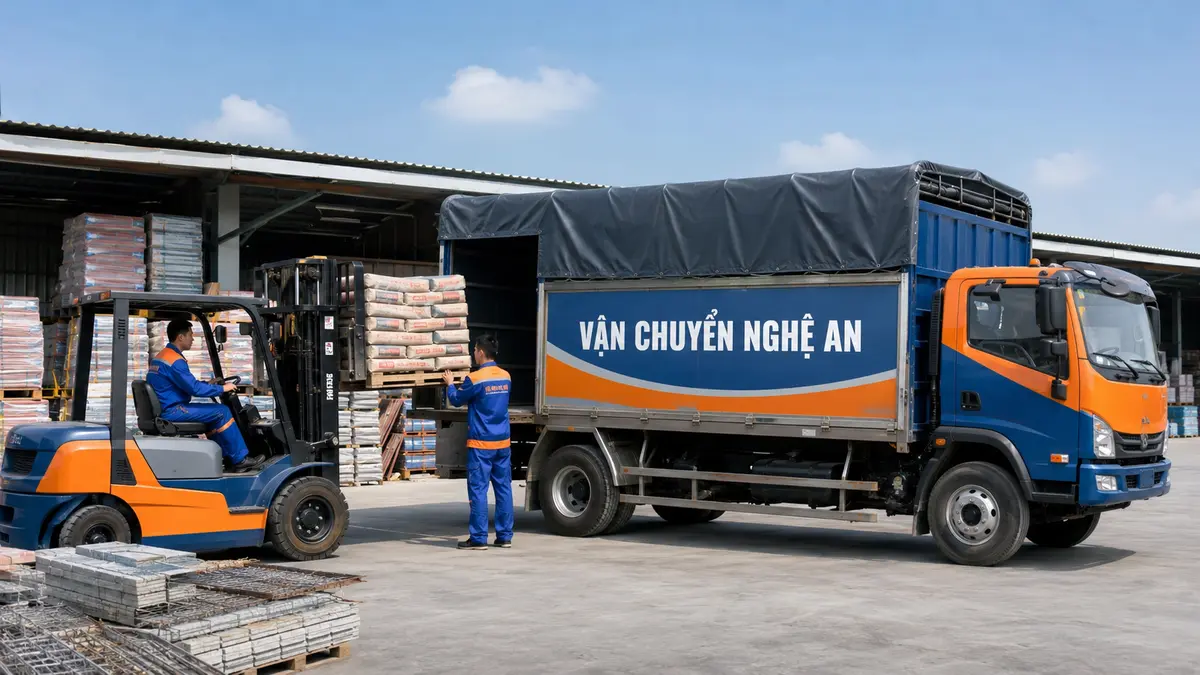Lưu kho và phát hàng theo lịch từ Ninh Bình về Nghệ An tại kho trung chuyển