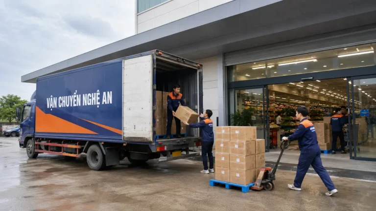 Vận chuyển hàng từ Hải Phòng giao GO Vinh