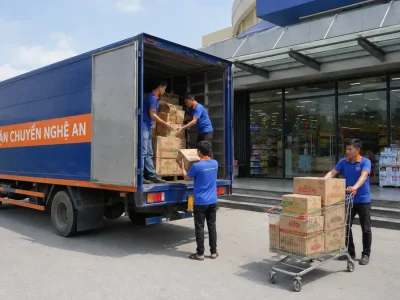 Vận chuyển hàng từ Ninh Bình giao GO Vinh